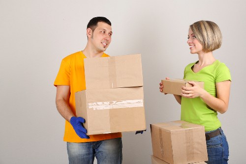 Experienced removalist handling delicate items with care